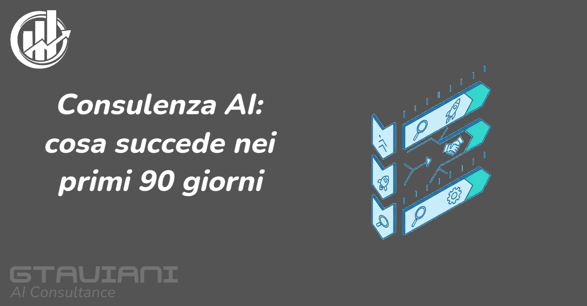 Consulenza AI: cosa ti aspetta nei primi 90 giorni (e cosa cambia)